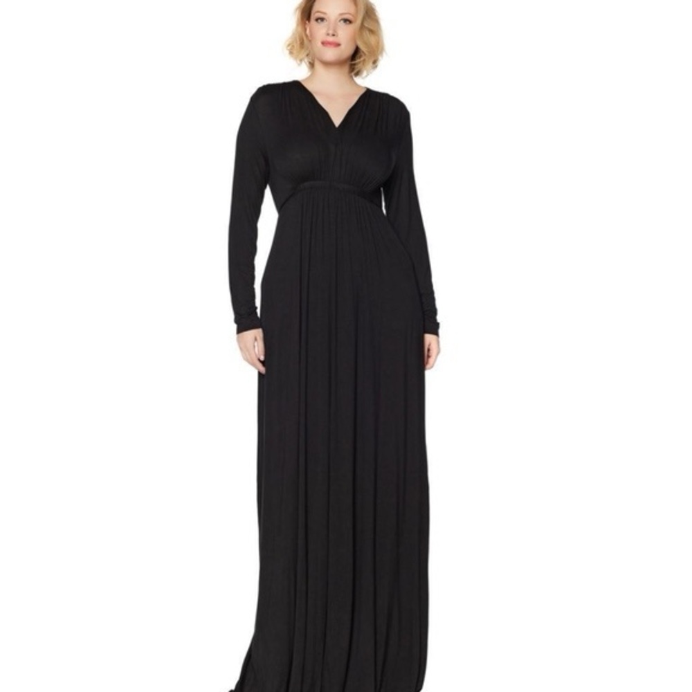 🖤 NWT Melissa McCarthy Seven7 Black Maxi Dress - Size M